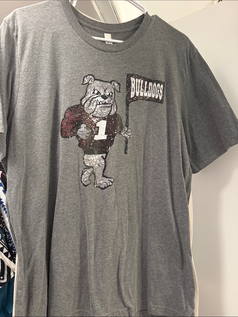 Bulldogs Graphic Tee - Gray